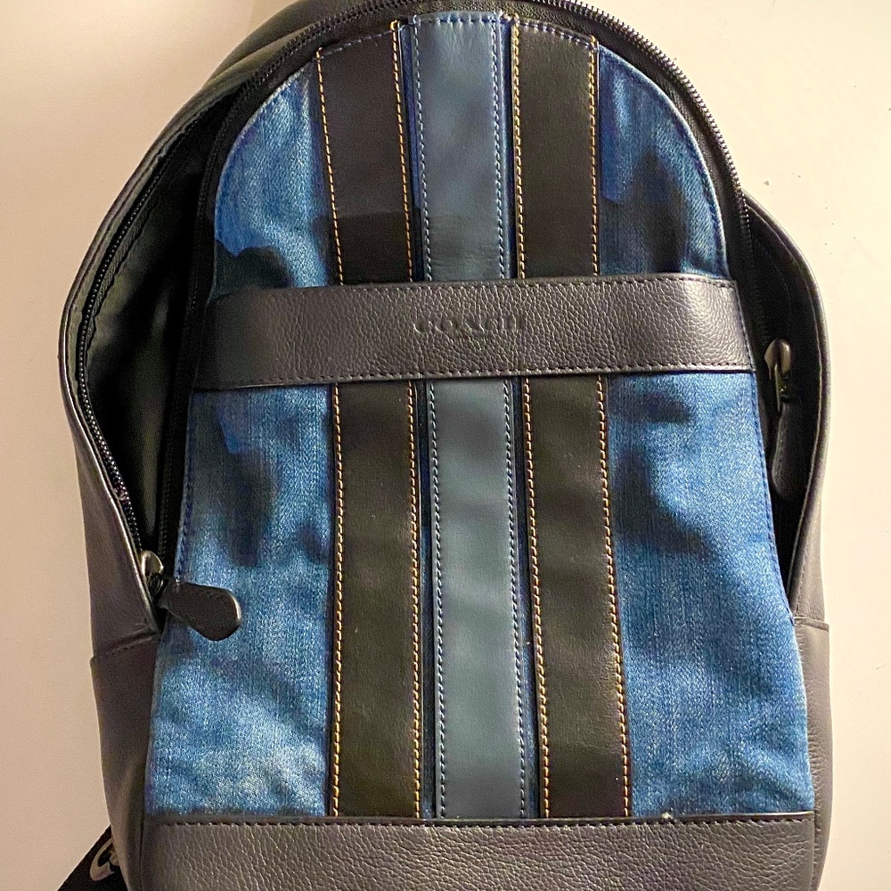 Coach Charles Denim Unisex Bag 💼